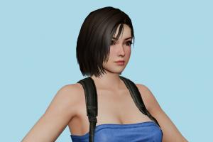 Jill Valentine Jill, Jill-Valentine, Resident-Evil, RE3, resident, evil, female, girl, woman, people, xna, characters, rigged